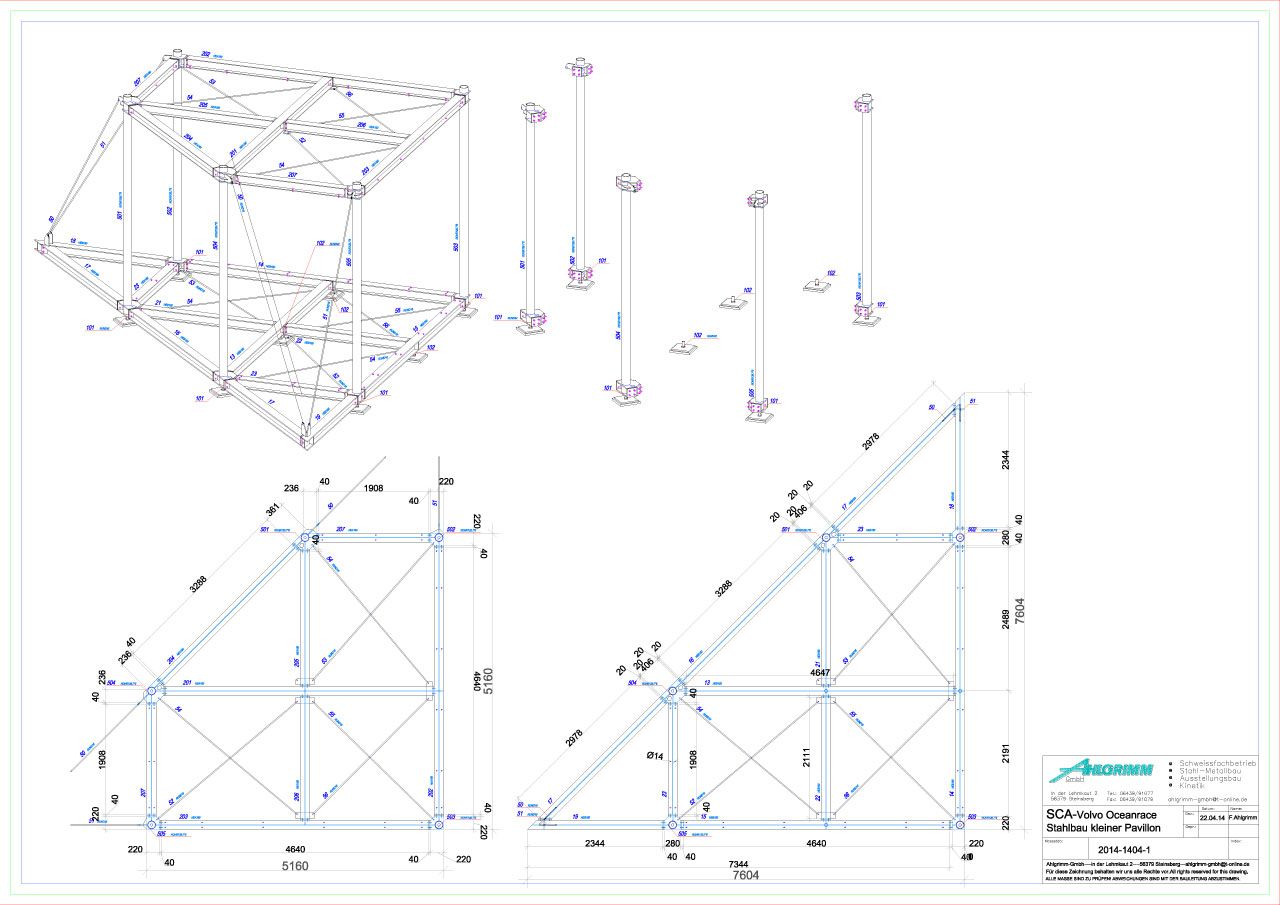 001-Montage-kleiner-Pavillon-Teil-1